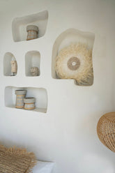 De Serene Kaarsenhouder - Betongrijs Naturel - M - WeAreTables